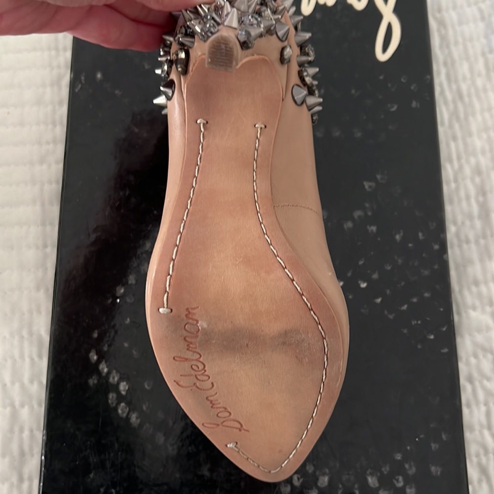Sam Edelman nude spiked shoes - Picture 9 of 15